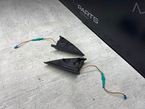 07-13 BMW E92 E93 335 FRONT DOOR HARMAN KARDON SPEAKERS TWEETER COVER TWEETERS