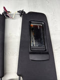 08-13 OEM BMW E92 328 335 M3 Coupe Right Left Pair Sun Visor Black Felt