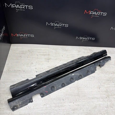 01-06 BMW E46 M3 Rocker Panel Side Skirts OEM Jet Black