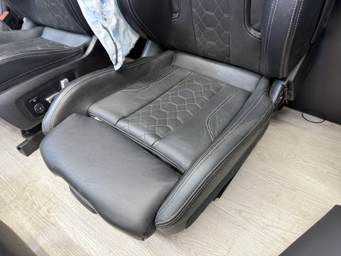 20-25 BMW F97 X3M Original Black Front Rear Door Interior Seats Complete *Rail