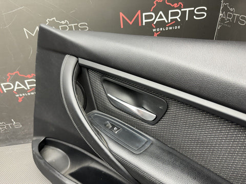 15-18 BMW F80 M3 Sedan Carbon Structure Black Door Panel Card Right Passenger