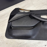 96-02 BMW Z3M Front Passenger Right Door Card Panel Cover Trim Leather Black
