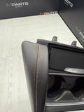15-20 BMW F80 F82 F83 M3 M4 Front Cup Holder Center Console Trim Red Stitching