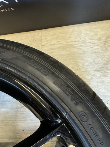 PORSCHE TAYCAN MISSION E REAR WHEEL RIM 21x11.5 ET66 9J1601025AB *Repaired Crack