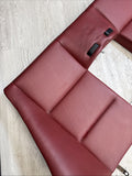 BMW 01-06 E46 M3 Convertible Rear Seat Back Rest Imola Red Leather Backrest