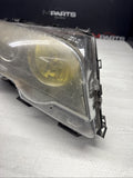 OEM BMW 02-06 E46 330 M3 Bixenon Headlight 1305621772 Yellow High Beam Housing