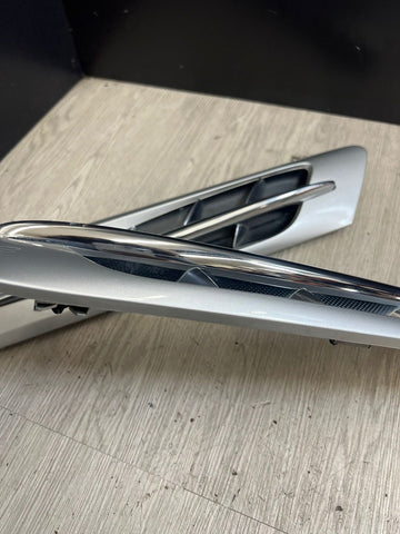 98-02 BMW Z3 M Z3M Fender Hood Vent Grilles Grilles Pair OEM Silver