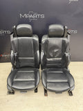 01-06 BMW E46 M3 Convertible Interior Front Non Heated Seats Black *Notes*