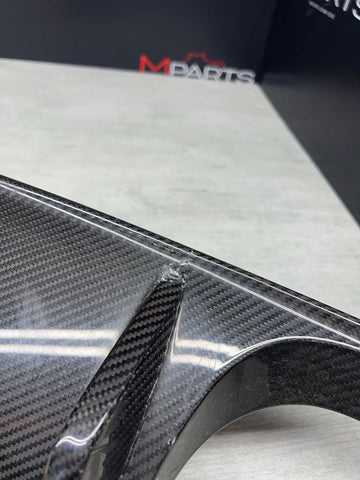 BMW 15-20 F80 F82 F83 M3 M4 OEM REAR BUMPER CARBON DIFFUSER VALANCE TRIM