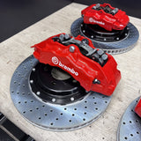 NEW 95-99 BMW E36 M3 BREMBO Big Brake Kit Red Calipers Rotors Set Plug & Play