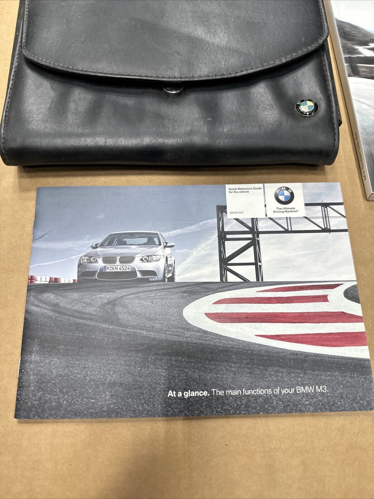 OEM BMW 08-11 E90 M3 SEDAN OWNERS MANUAL BOOK BOOKS BOOKLETS POUCH | M  Parts Worldwide LLC