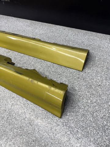 01-06 BMW E46 M3 Rocker Panels Side Skirts OEM Phoenix Yellow