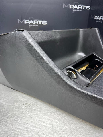 87-91 BMW E30 318 325 M3 FRONT CENTER CONSOLE PANEL BLACK OEM