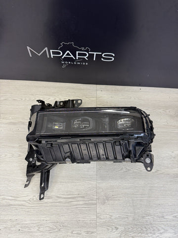 23-25 BMW XM LEFT DRIVER HEADLIGHT HEAD LIGHT LED OEM COMPLETE + BRACKET