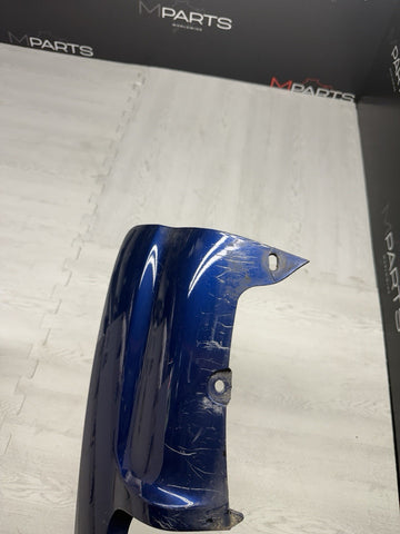 01-06 BMW E46 M3 Rear Bumper Lower Lip Diffuser Trim Panel OEM Interlagos Blue