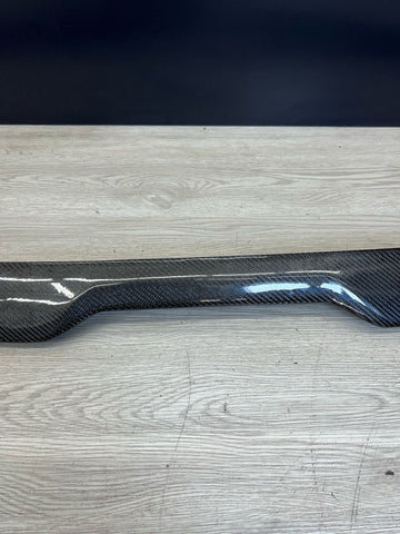 18-23 BMW F90 M5 M550i G30 Rear Trunk Lid Spoiler Lip Carbon Fiber
