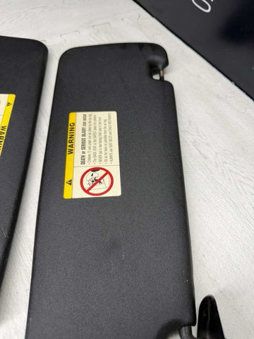 BMW 94-99 E36 M3 Black Sun Visors Sunvisors Pair OEM