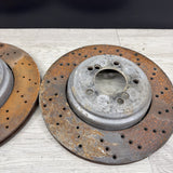 08-13 BMW E90 E92 E93 M3 Rear Brakes Rotors 2283803 2283804 Zimmerman