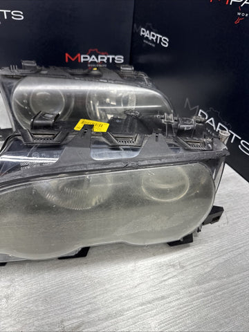 02-06 BMW E46 M3 ORIGINAL Bi Xenon Headlights Stock *Repaired Tab*