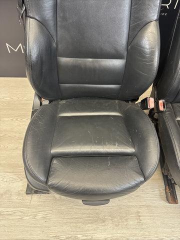 01-06 BMW E46 M3 Convertible Interior Front Heated Seats Black *Notes*