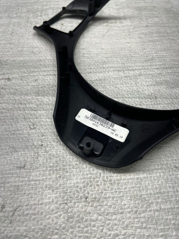 08-13 BMW E90 E92 E93 M3 Lower Steering Wheel Trim Cover Plate Black