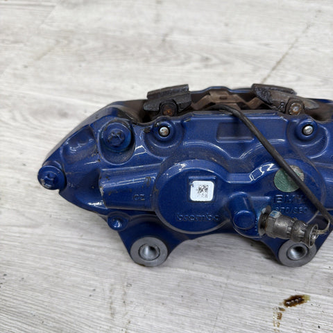 BMW 15-20 F87 M2 F30 F31 F80 F82 F83 M3 M4 Front Left Driver Brake Caliper Blue