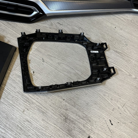 2023-2026 BMW G80 M3 Front Interior Aluminum Rhombicle Trim Panel Set OEM