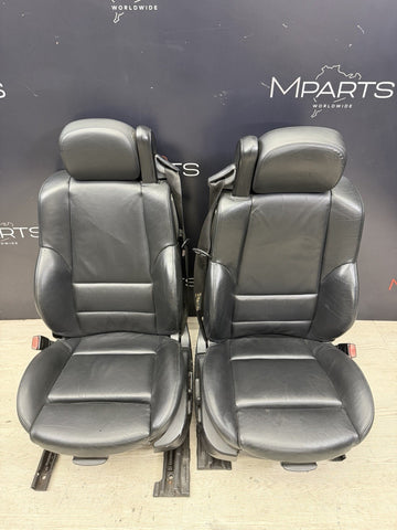 01-06 BMW E46 M3 Convertible Interior Front Heated Seats Black *Notes* 52k