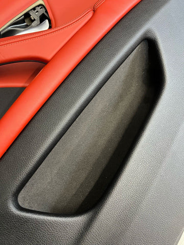 11-16 BMW F10 M5 SEDAN REAR RIGHT PASSENGER SAKHIR ORANGE DOOR CARD PANEL