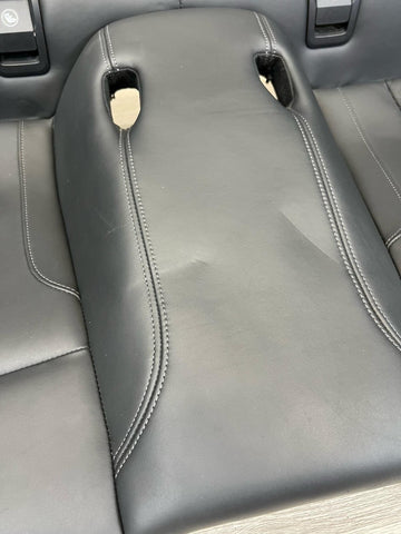 BMW 20-25 F92 M8 Coupe Rear Black Leather Bottom Bench Seat Cushion
