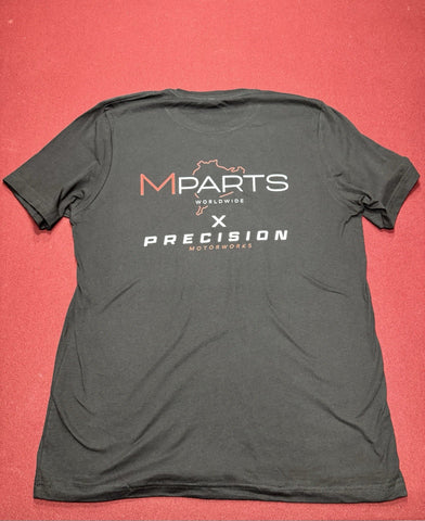 Mpartsworldwide X Precision Tee T Shirt T-Shirt 2025 Black M3 Rear XXL