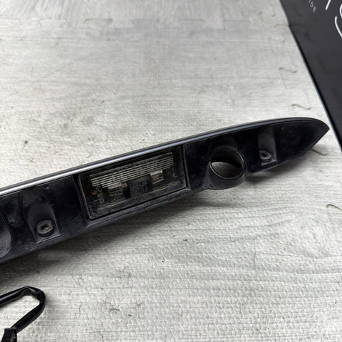 01-06 BMW E46 M3 Convertible Trunk Lid Grip Key Deck Handle Silver Gray