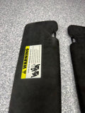 08-10 BMW E63 650i M6 COUPE Interior Sun Visor Left and Right Set OEM