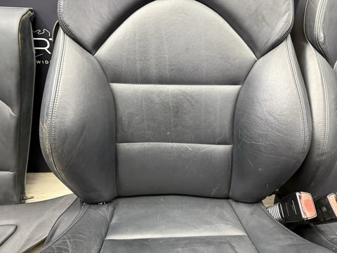 01-06 BMW E46 M3 Coupe Interior Front Seats Black Powered / Heated