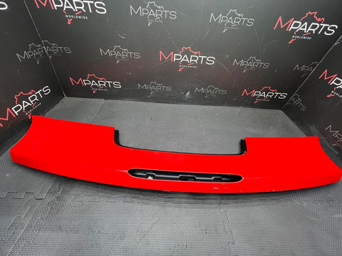 FERRARI 458 SPIDER REAR DECK LID SPOILER PANEL NERO DAYTONA OEM 82998811