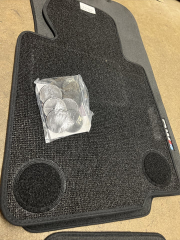 NEW Genuine 01-06 BMW E46 M3 Convertible Carpets Floor Mats Black Front & Rear