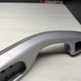 01-06 BMW E46 M3 Brushed Aluminum/Grey Door Trim Armrest Right Front Passenger