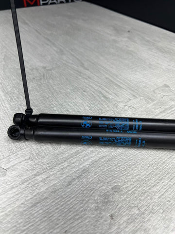07-13 BMW E93 328i Convertible Rear Trunk Lid Shock Absorber Pair OEM 7129215