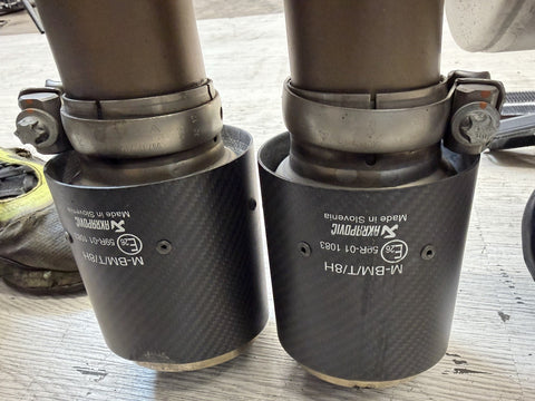 (PICKUP ONLY) BMW F80 F82 F83 M3 M4 15-20 Titanium Akrapovic Slip On Exhaust