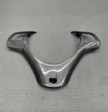 08-13 BMW E90 E92 E93 M3 Lower Steering Wheel Trim Cover Plate Carbon Fiber