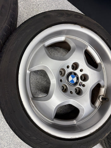BMW E36 M3 17” STYLE 23M COUNTOR ALLOY WHEELS RIMS 17x7.5 17x8.5 3611-2227895