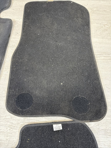 BMW 15-20 F80 F82 F83 M3 M4 FRONT CARPETS FLOOR MATS BLACK 2PC OEM