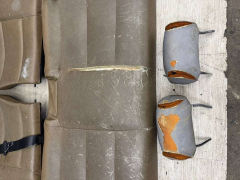 95-99 BMW E36 M3 Coupe Rear Bench + Folding Backrest Back Rest Seats Magma