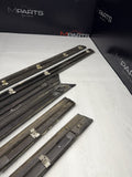 BMW E36 M3 Coupe 1992-1999 Black Door Mouldings Trims Set OEM