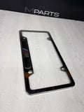 LICENSE PLATE FRAME BRACKET MOUNT HOLDER CHROME OEM BMW