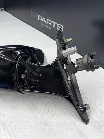 13-16 BMW F10 M5 LEFT DRIVER SIDE MIRROR NO CAMERA NO GLASS SAPPHIRE BLACK OEM
