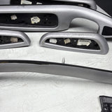 01-06 BMW E46 M3 Convertible Interior Armrests Trim Set Brushed Aluminum *Notes*