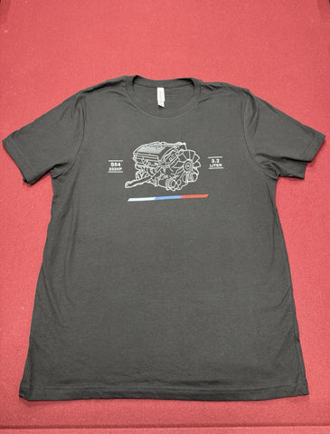 Mpartsworldwide X Precision Tee T Shirt T-Shirt 2025 Black S54 Design XL