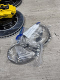 NEW 01-06 BMW E46 M3 BREMBO Big Brake Kit Yellow Calipers Rotors Set Plug Play