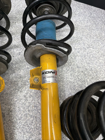01-06 BMW E46 M3 KONI Front Suspension Struts Shocks Eibach Lowering Springs